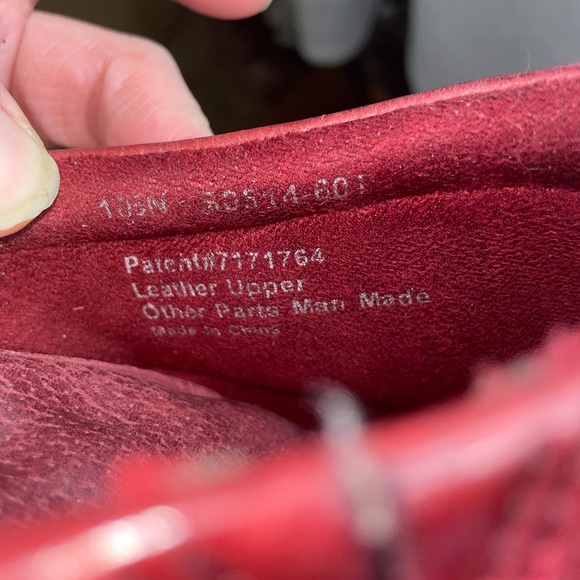 SoftWalk Red Wedges - Picture 12 of 12